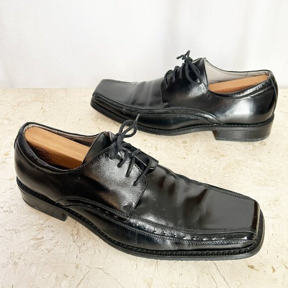 Florsheim Other - Florsheim Imperial Mens Dress Shoes 11 M Black Leather Square Toe Bio Comfort